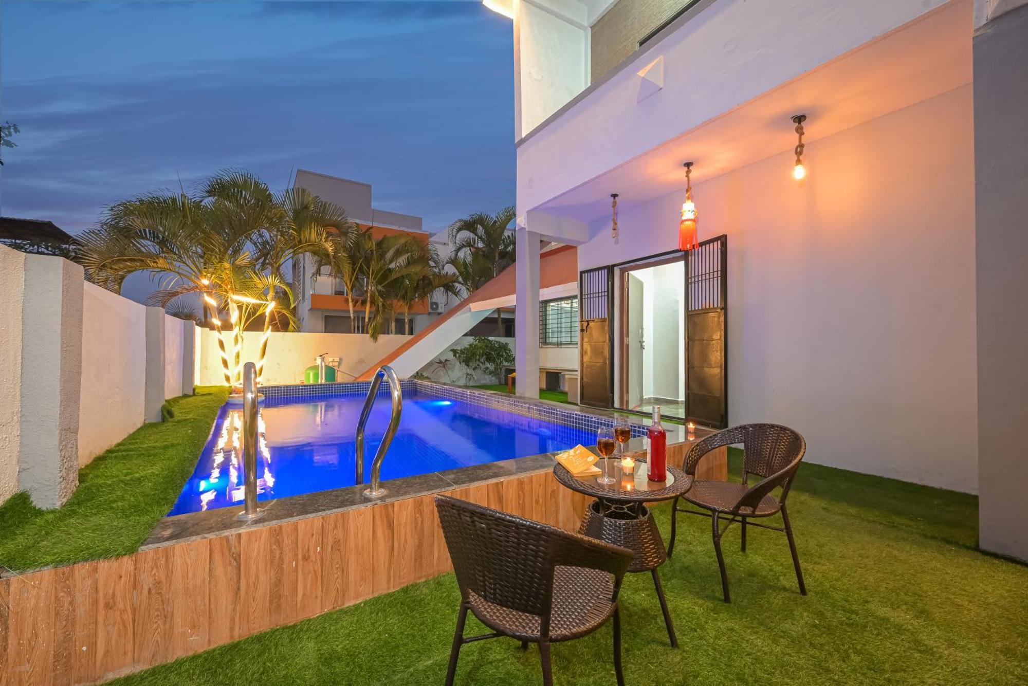 Ll Empyrean Stay II Luxury Ll Celestial Unicorn Villa Ll 3Bhk Ll Ac Ll Private Big Pool Ll Lonavala Buitenkant foto