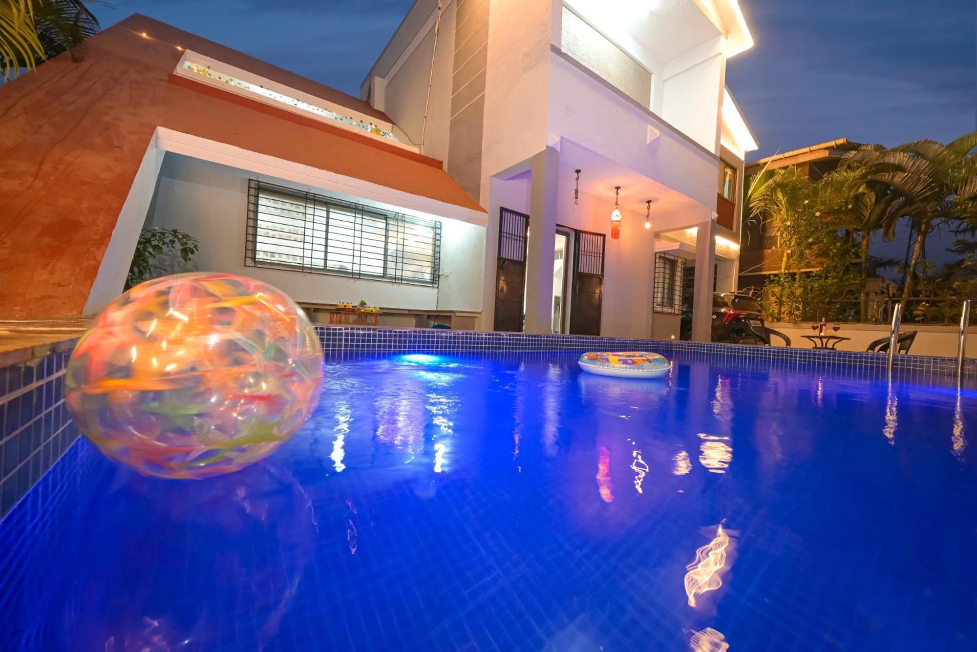 Ll Empyrean Stay II Luxury Ll Celestial Unicorn Villa Ll 3Bhk Ll Ac Ll Private Big Pool Ll Lonavala Buitenkant foto