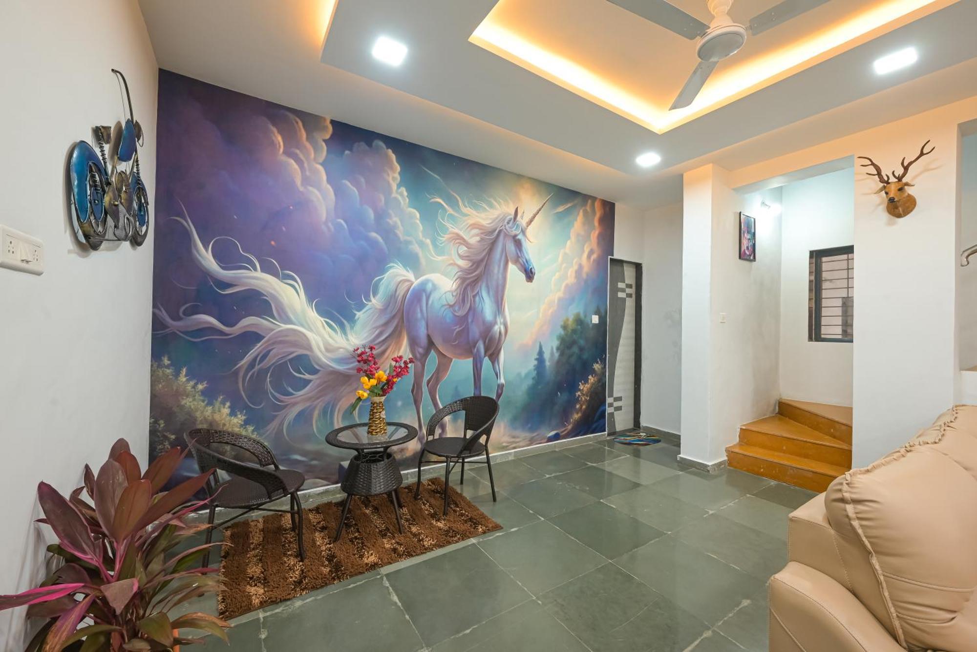 Ll Empyrean Stay II Luxury Ll Celestial Unicorn Villa Ll 3Bhk Ll Ac Ll Private Big Pool Ll Lonavala Buitenkant foto