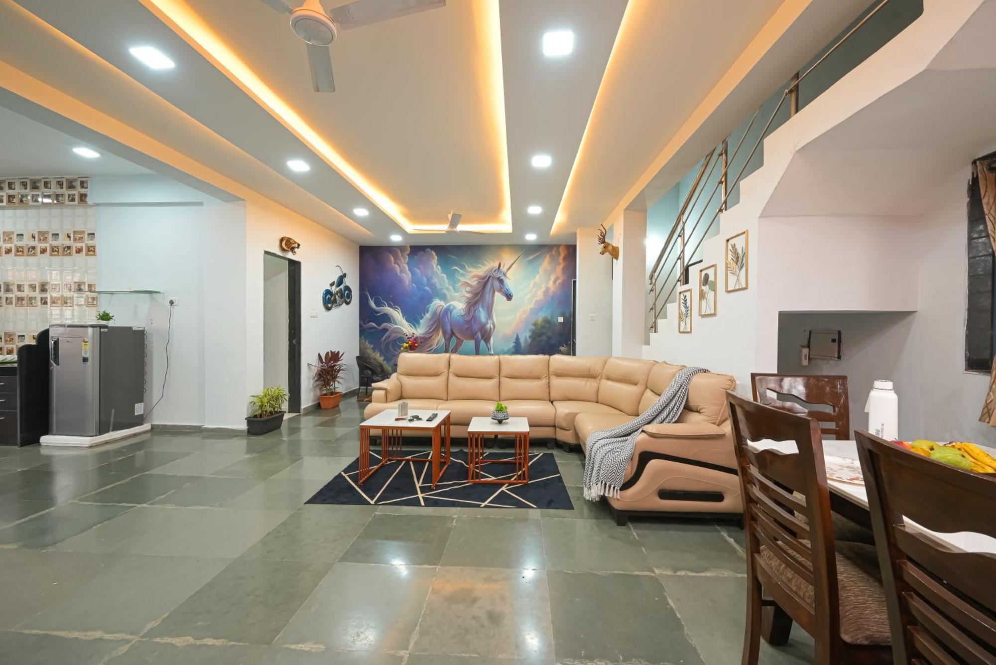 Ll Empyrean Stay II Luxury Ll Celestial Unicorn Villa Ll 3Bhk Ll Ac Ll Private Big Pool Ll Lonavala Buitenkant foto